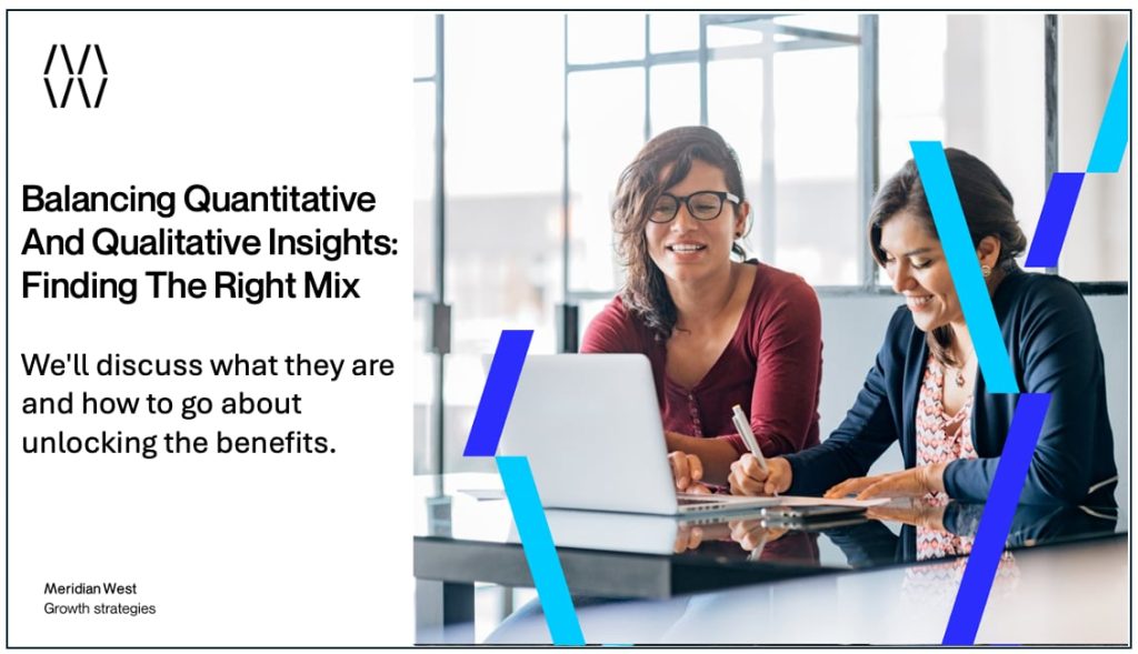 Balancing Qual and Quant feedback collection